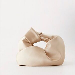 Peppermayo Satin Cream Wristlet